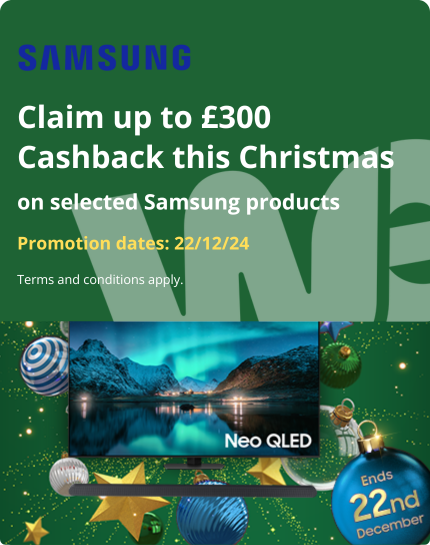 Samsung Christmas Cashback